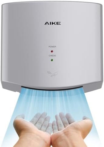 AIKE Air Wiper Sèche-Mains Compact, Séchage Rapide, 1400W 220V, B...