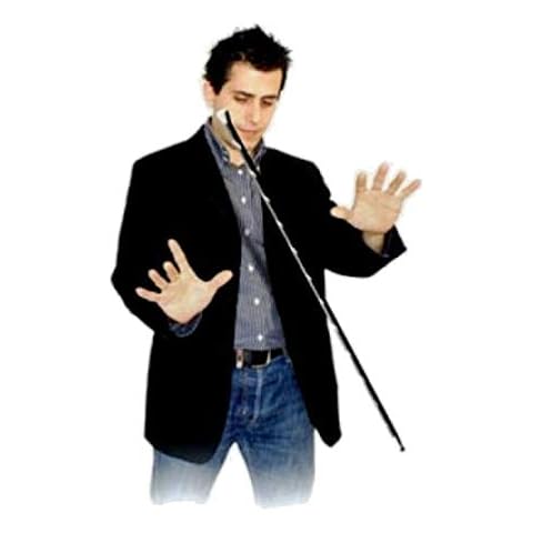 fashion4legs Magician's Dancing In Air Wand Aluminum Floating Magic 34'' Balanced Cane Fun Cover