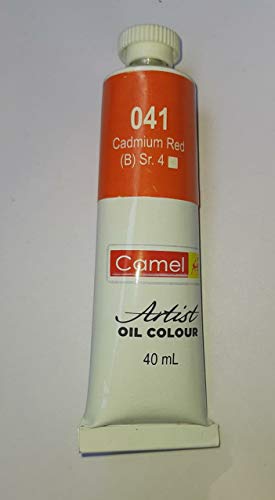 Image of Camlin Ltd Artist Oil Colour 40 ml Pack Of One (Cadmium Red 041)