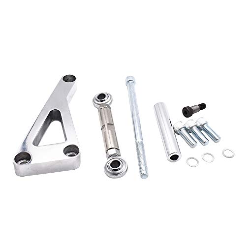 Kit de suporte alternador KKmoon, bomba de água comprida, kit de montagem de alternador de alumínio