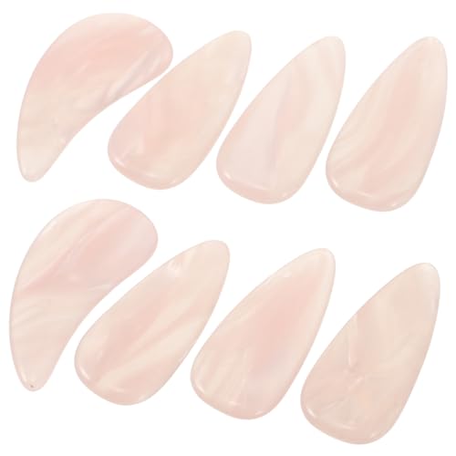 NOLITOY 8個古箏用爪 指ピック 弦楽器用 プロテクター サムピック セルロイド製 耐久性 指ガード 琴演奏用 保護ツール