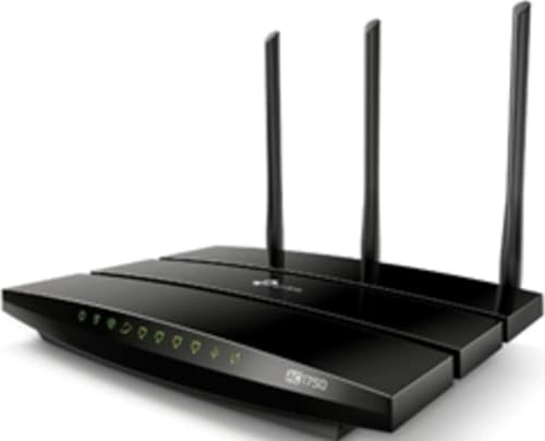 TP-Link Archer AC1750 WiFi Router - Dualband Gigabit, Qualcomm inside, Works with Alexa(A7), Black