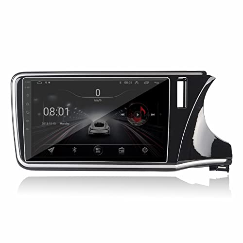 Image of AUTO SNAP 9 Inches 22cm Touch Screen Android 12 Gorilla Glass IPS Display Car Stereo with 2GB RAM /16 GB ROM GPS /Wi-Fi /Navigation /Steering Wheel Controls Mirror Link Compatible for Hyundai Aura