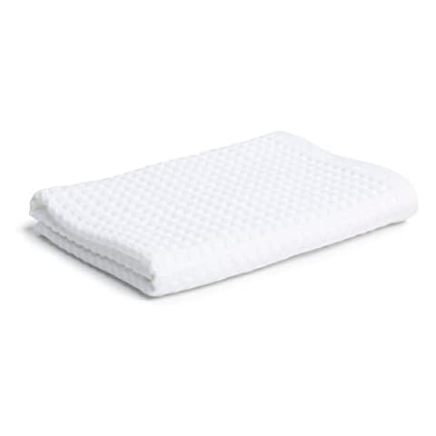 möve piquée 100% Cotton Towel, Snow, 50 x 100 cm Cover