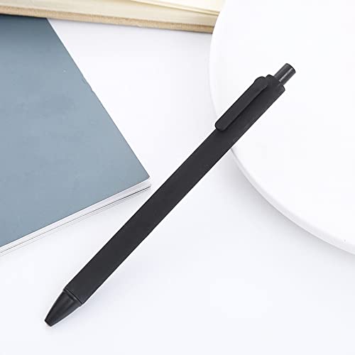 Bolígrafo retráctil de gel punta fina 0.5mm negro