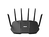 ASUS RT-BE90U BE9400 Tri-Band AiMesh Extendable Router (WiFi 7 (802.11be), 320MHz, 4K-QAM, MLO, Quad 2.5G Ports, Netzwerksicherheit auf professionellem Niveau, Smart Home Master)