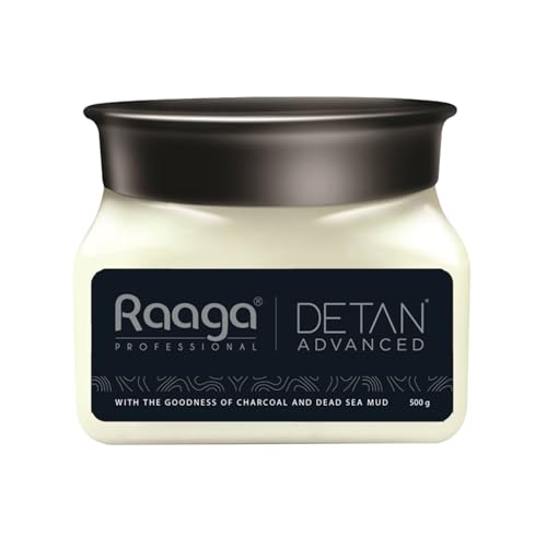 Raaga Professional Detan Advanced Cream, Suitable for All Type of Skin (Black, 500 g)