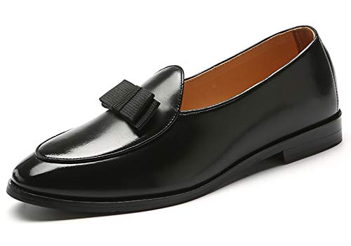 Santimon Men's Slip on Loafers PU Leather Noble Comfortable Fashion Driving Boat Moccasins Casual Shoes