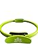 HOLY HEALTH Pilates Fitness Ring 15” – Full Body Toning & Resistance – Comfortable Non-Slip Exercise Circle for Yoga & Pilates – Free Totebag- 5 Colors Available (Green)