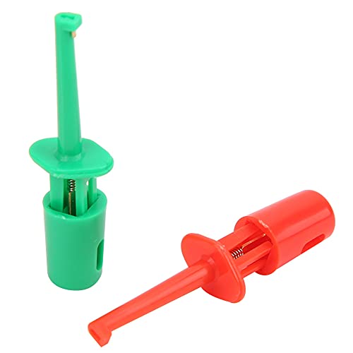 Image of Hilitand 20Pcs Test Hooks Multimeter Accessories Colorful Small Hook Clip Test Probe for Electronic Testing, Test Hooks for Test IC or Repair Electronic Products (Small Test Hook)