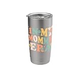 In My Mommy Era Funny Sarcastic Groovy Retro Mothers Day Stainless Steel Insulated Tumbler