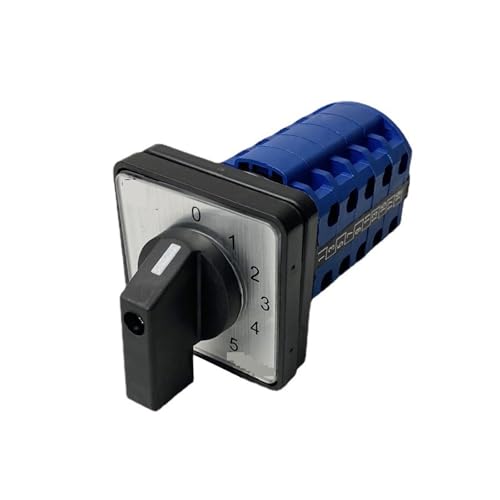 Inverseur rotatif LW26-25/5 commutateur came 6 positions bouton 25A 20 bornes