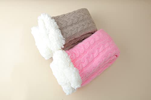 5/10 Packs Slipper Socks Winter Coral Fleece-Lined Thickened Floor Socks Cold-Proof Non-Slip Snow Thermal Socks4