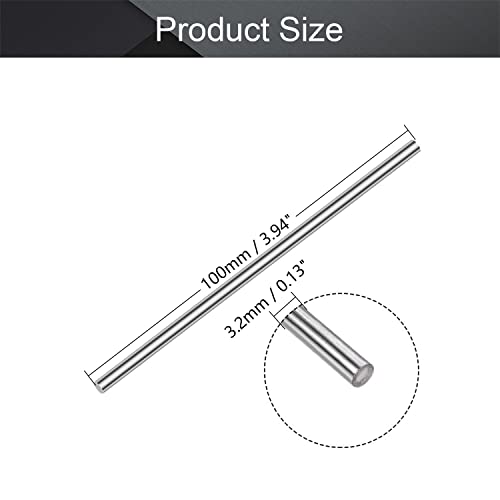 Utoolmart - Barra rotonda per tornio, diametro 3,2...
