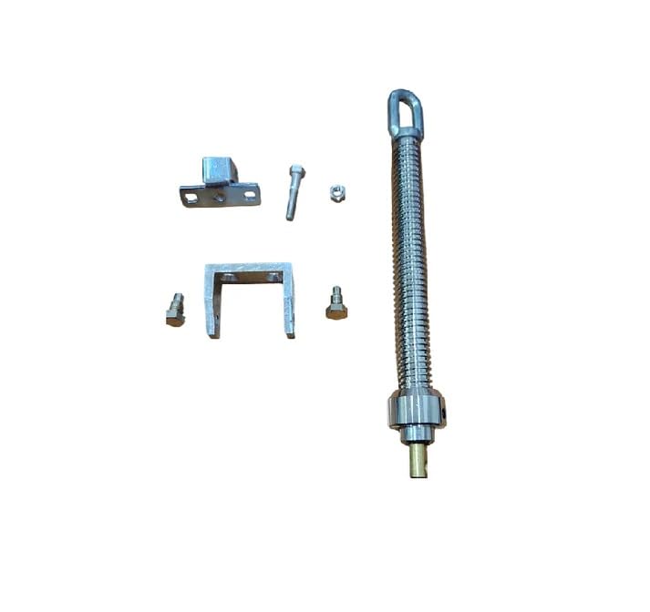ULTRAFLEX CONTROL SYSTEMS Martinetto Telescopico Manuale art. 37243K, Ottone e Cromato, Apertura 310mm, 600g, Montaggio a Soffitto, per Cupole e Lucernai fino a 200kg