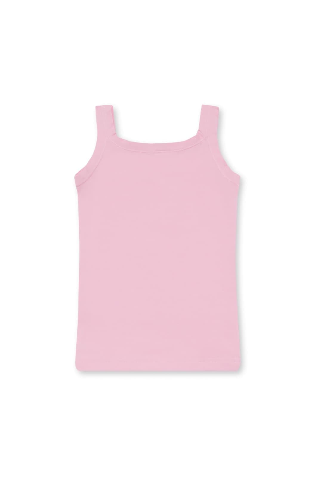 Ellepi Lot de 3 débardeurs pour fille, épaules étroites, en coton biélastique, 92 % coton, 8 % élasthanne, doux et respirant, blanc ou rose
