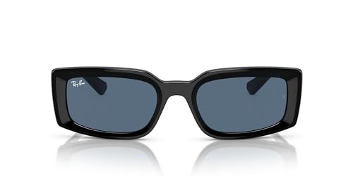 Ray-Ban RB4395F Kiliane Low Bridge Fit Sunglasses, Black/Dark Blue, 54 mm - image 1