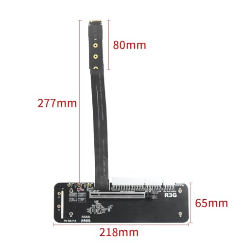 Soporte externo para tarjeta gráfica JMT R43SG 25cm miniatura 4