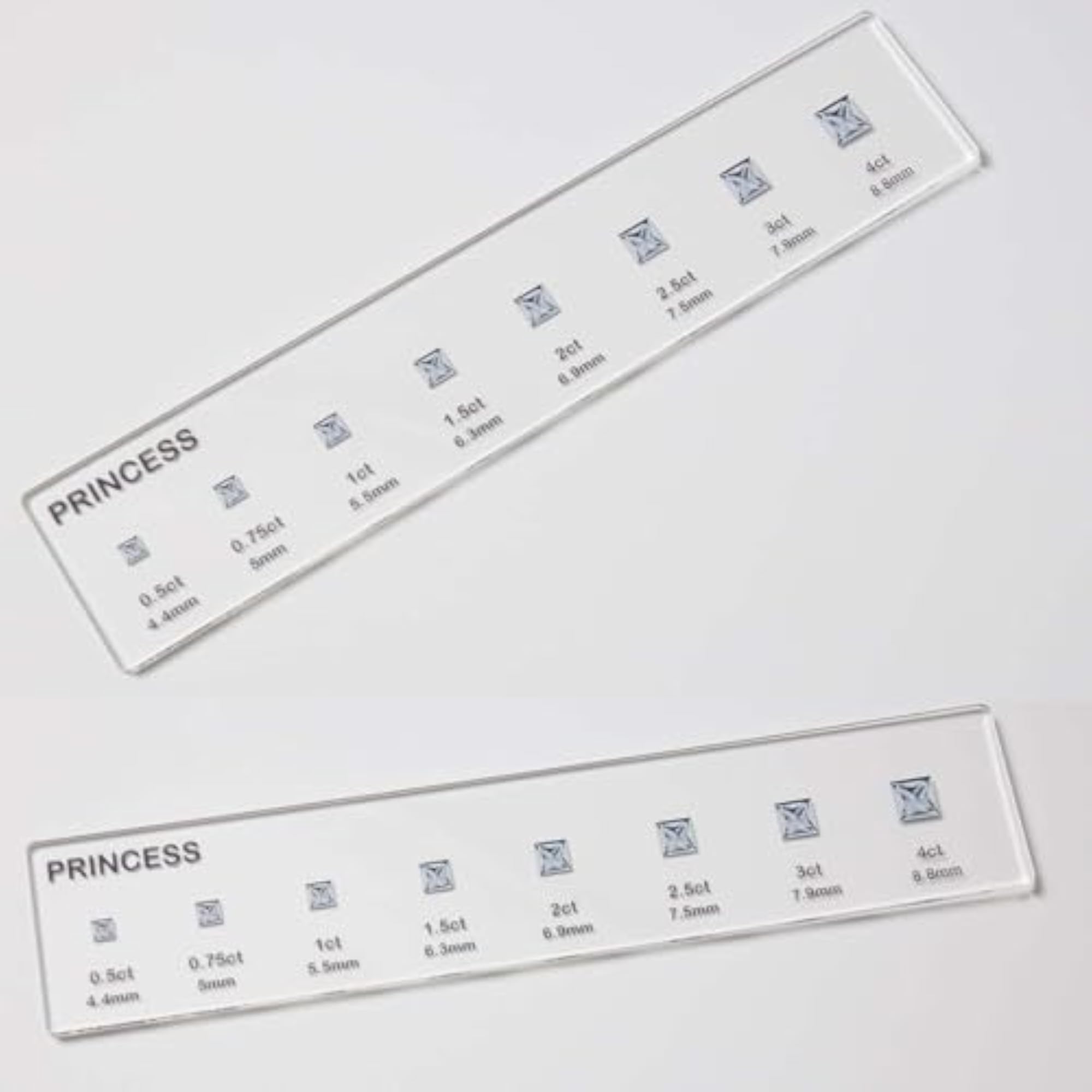 Diamond Sizes Shape Compare Tool Portable Utility