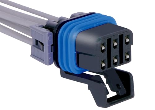 GM Genuine Parts PT246 (12101854) 6-Way Female Black Multi-Purpose Pigtail