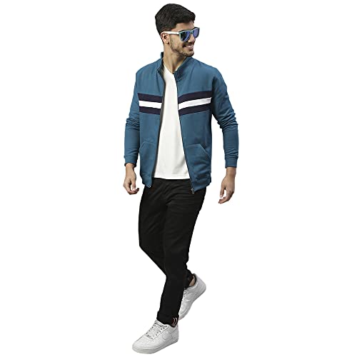 Image of High Star Clothing Men's Fleece Colorblock Hooded Sweatshirt 49