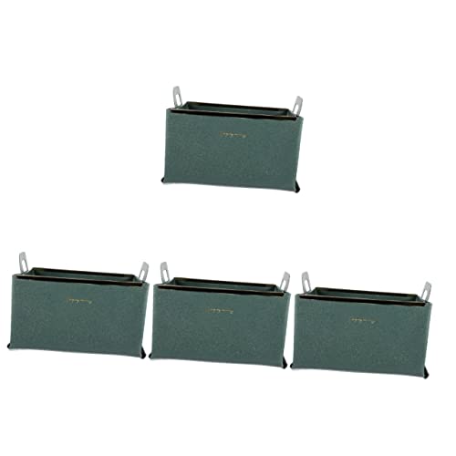 Alipis 4 Pçs Cesta De Armazenamento De Couro Caixa Organizadora De Maquiagem Caixa De Armazenamento