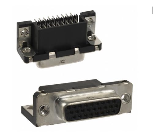 AVLIS-CO Pack of 4 ICD26S13E4GX00LF Connector 26 Position D-Sub, High Density Receptacle, Female Sockets Connector