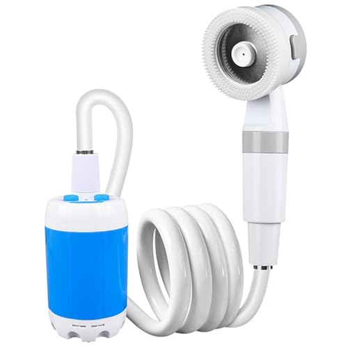 Pompe de douche camping portable rechargeable Jorzer étanche 6000 mAh voyage et randonnée