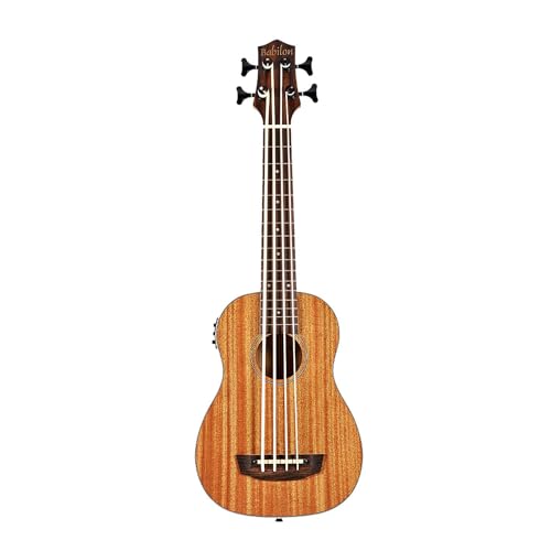 BABILON Ukulele Bajo Color Natural de 4 Cuerdas BABILON KIHEI