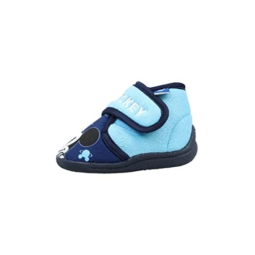 CERDÁ LIFE'S LITTLE MOMENTS, Zapatillas Casa Bebe Niño Mickey-Licencia Oficial Disney, Azul, 24 EU
