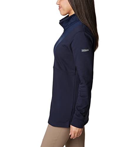 Columbia Women's Lodge Quilted 1/4 Zip, Beetroot3