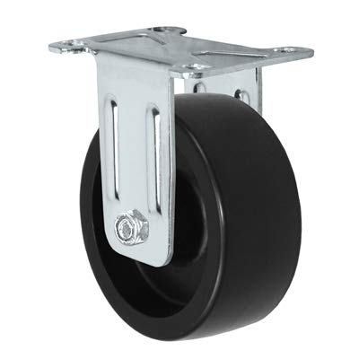 CasterHQ - 3" X 1.25" Light Duty Polyolefin (Plastic) Wheel - Stainless Rigid Caster