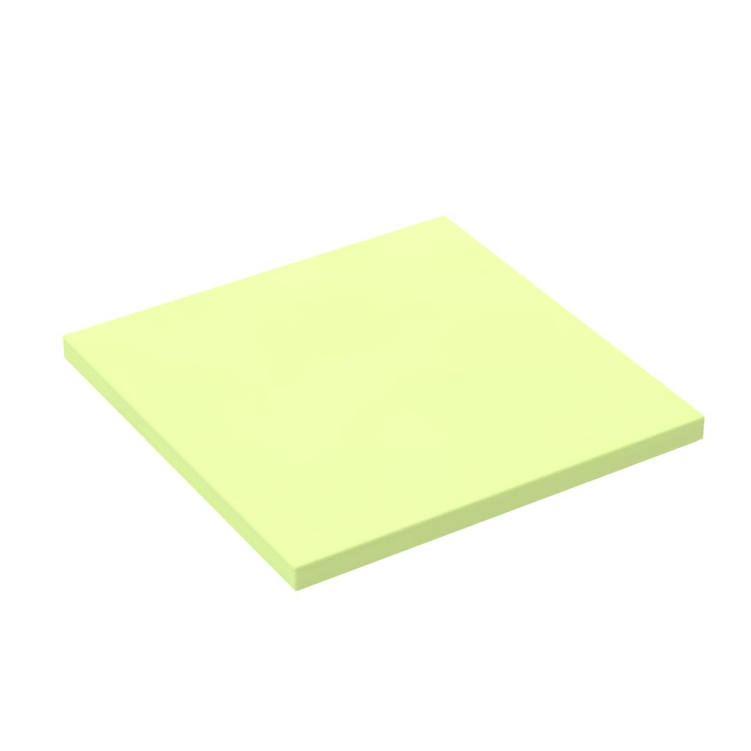 10202 Foundation Plate Tile 6x6 with Bottom Tubes 10 Pieces GDS-1116 Compatible with Lego Building Blocks Color:Yellowish Green 326