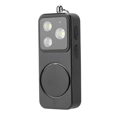 Goshyda Damesveiligheidsalarm met Stroboscooplicht, 150 DB Luide Persoonlijke Veiligheidssirene en 4-modus LED-zaklamp, Oplaadbare Zelfverdedigingssleutelhanger voor Noodgevallen (BLACK)