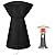 Andacar Patio Heater Covers for Cuisinart COH-500 Portable Tabletop heater,Waterproof Outdoor Heater Cover Electric Heater Storage Cover - 17x25in