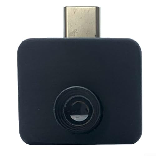 Mobile Thermal Imager 32x32 Resolución Tipo C Interfaz Detector Infrarrojo -20 a 1000°C para Teléfonos Android Negro