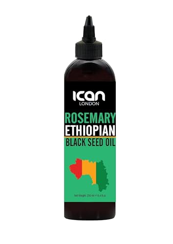 Ican London Hair Growth Oil with Rosemary and Ethiopian Black Seed, 250ml