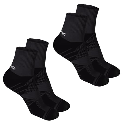 Image of HEELIUM Bamboo Athletic Socks for Men & Women | 3X Tougher & Durable, Ultra Soft & Blister Resistant | Perfect for Gym, Sports & Long Distance Running