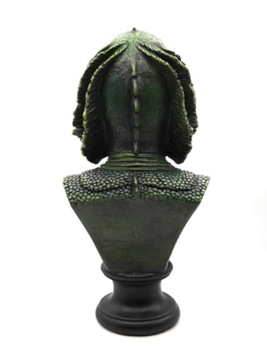Estatua de resina Lagoon Monster Bust Rustix verde miniatura 5