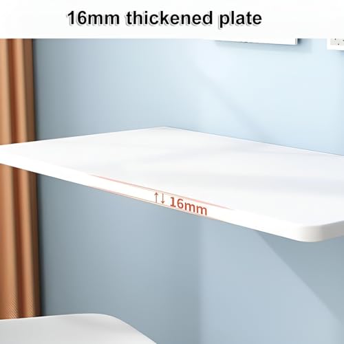 Bureau mural pliable petits espaces table suspendue rabattable gain de place - 7