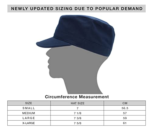 Image of KB-Ethos Cadet Army Cap Basic Everyday Military Style Hat (Now with STASH Pocket Version Available)