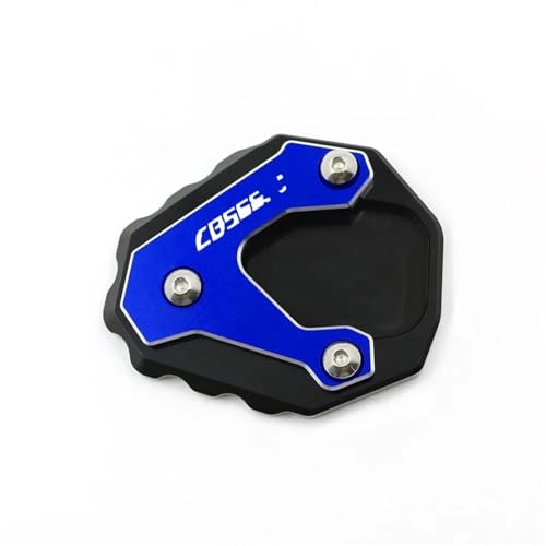 Béquille de moto pour Honda CB500X 2013-2023 extension de plaque de support latéral bleue