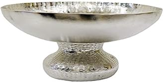 KDH Decorative Food Safe Disc Platter || Small Serving Platter's for Dry Fruit's || Snacks || Salads || Center Table or for Decoration || Size- 5.5"x12.5" || Pack of 1