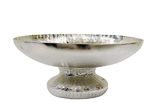 KDH Decorative Food Safe Disc Platter || Small Serving Platter's for Dry Fruit's || Snacks || Salads || Center Table or for Decoration || Size- 5.5"x12.5" || Pack of 1