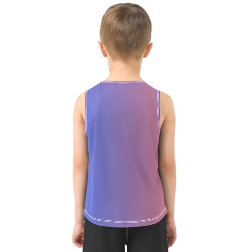 J JOYSAY Green Drake Gradient Boys Tank Top Sleeveless Muscle Shirts Quick Dry Kids T-Shirts 3-15T3