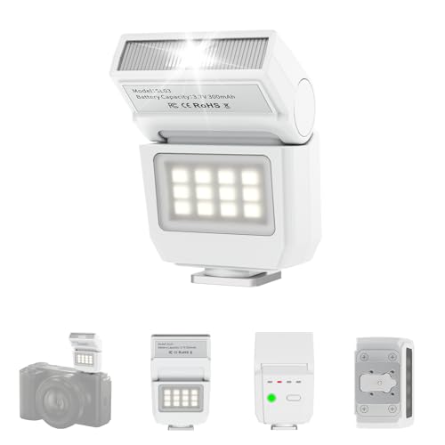 Image of Ulanzi SL03 Camera Mini Flash Speedlite, for DSLR Sony Canon Nikon Fuji | Universal Single Contact Flash Light for Beginners Basic, GN8 6500K LED Video Constant Light, 3 Modes, for Panasonic Olympus