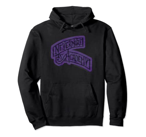 Wednesday Nevermore Academy School Logo Pullover Hoodie