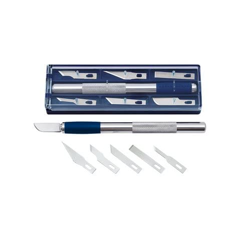 Wedo Scalpel DIY avec 6 Lames, Longueur 150mm