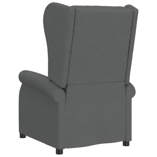 Fauteuil TV électrique gris rembourré réglable avec télécommande