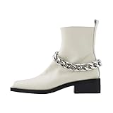 Cuban chain boot bracelet, shoe bracelet for boot, cuban metal shoe chain decoration for martin...